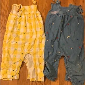 Set of 2 Hanna Andersson rompers